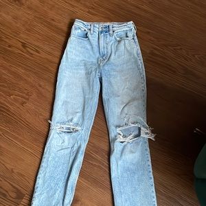 ‘90s Straight Ultra High Rise Jeans Abercrombie & Fitch